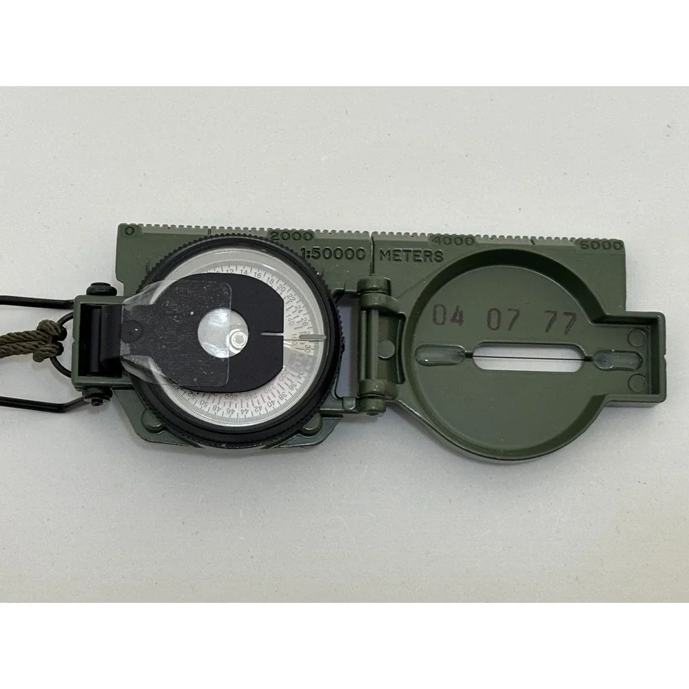 Cammenga Phosphorous US‎ Military Compass Green Shockproof Lensatic Waterproof